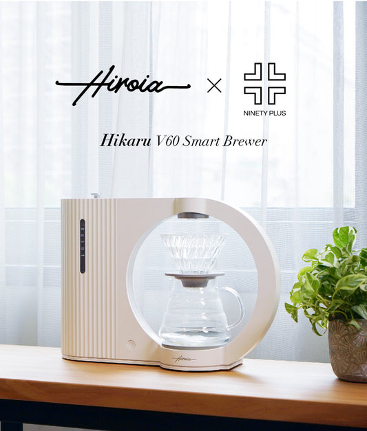 Ninety Plus 與 Hiroia 宣布激動人心的合作，為咖啡愛好者帶來終極的家用沖煮體驗。
